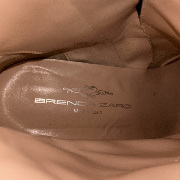 Brenda Zaro Pearl Ankle Boots Black Suede/Leather. Sz 38/7.5. Made in Sp… - Picture 9 of 9